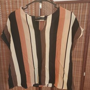 Shein Multicolor Striped Blouse